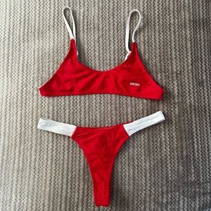 Chooks LA / Boutine LA Bay Red Swimsuit